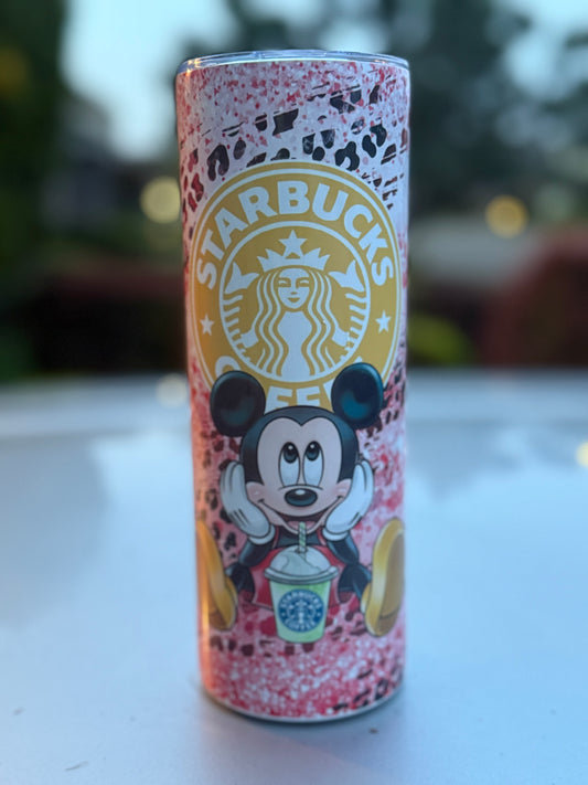 Mickey Mouse and Starbucks Inspired 20oz Tumbler