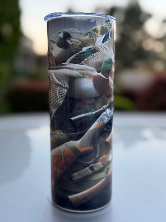 Duck Hunt 20oz Skinny Tumbler